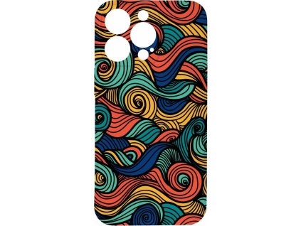 Kryt Barevné vlny pro iPhone 12 Pro