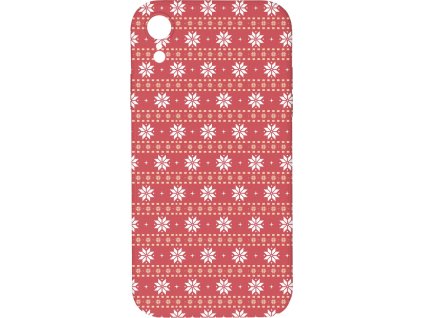Kryt Malované vločky pro iPhone XR