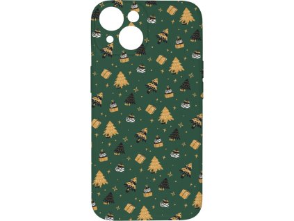 Kryt Vánoční stromky s dárky pro iPhone 15