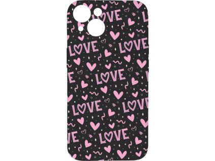 Kryt Love černý pro iPhone 15 Plus