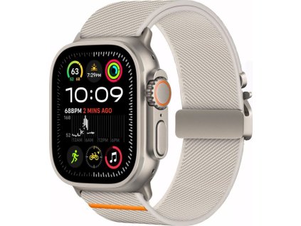 Tech-Protect Řemínek pro Apple Watch 44mm / 45mm / 46mm / 49mm - Tech-Protect, Nylon Clasp Titanium