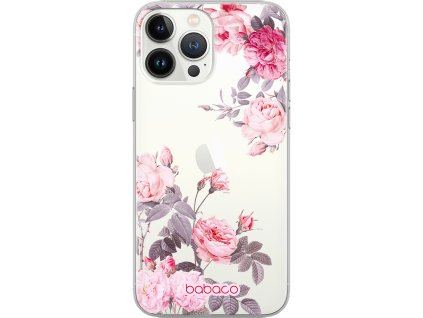 63930 etui kwiaty 055 babaco nadruk czesciowy przezroczysty 130971