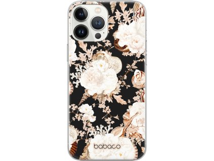 55233 etui kwiaty 044 babaco nadruk pelny czarny 130868