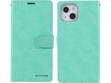 Mercury Ochranné pouzdro pro iPhone 13 - Mercury, Bluemoon Diary Mint