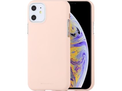 Mercury Ochranný kryt pro iPhone 11 - Mercury, Soft Feeling Pink Sand
