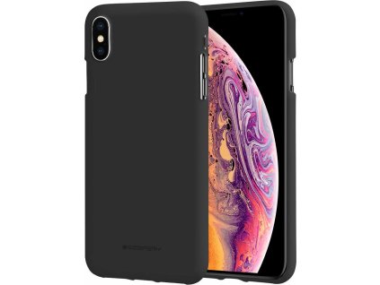 Mercury Ochranný kryt pro iPhone XS MAX - Mercury, Soft Feeling Black