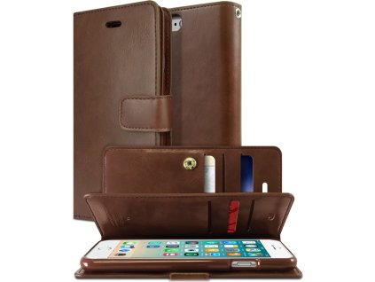 Mercury Pouzdro / kryt pro iPhone 7 / 8 / SE (2020/2022) - Mercury, Mansoor Diary Brown