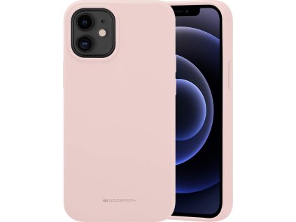 Mercury Ochranný kryt pro iPhone 12 mini - Mercury, Silicone Pink Sand