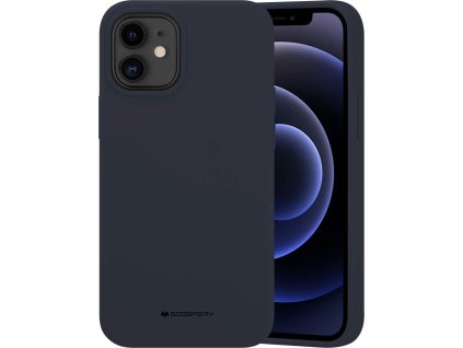 Mercury Ochranný kryt pro iPhone 12 mini - Mercury, Silicone Navy