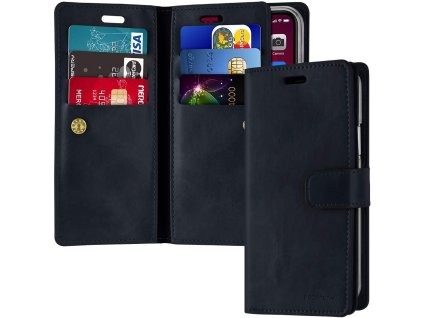 Mercury Knížkové pouzdro na iPhone 11 - Mercury, Mansoor Diary Navy