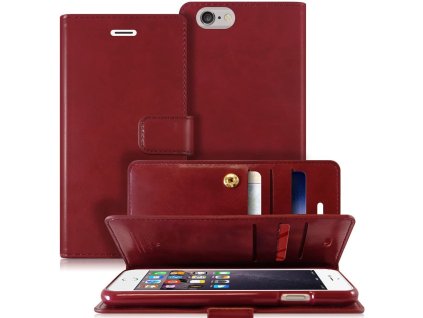 Mercury Knížkové pouzdro na iPhone 6 / 6S - Mercury, Mansoor Diary Wine