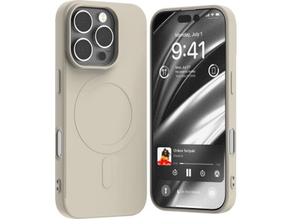 Mercury Ochranný kryt na iPhone 16 Pro - Mercury, SemiSilicon MagSafe Stone
