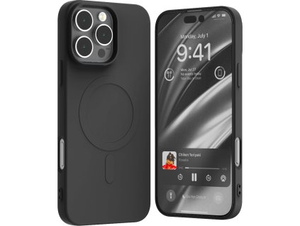 Mercury Ochranný kryt na iPhone 16 Pro MAX - Mercury, SemiSilicon MagSafe Black