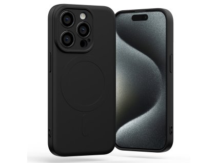 Mercury Ochranný kryt na iPhone 11 Pro - Mercury, SemiSilicon MagSafe Black