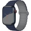 Dvojbarevný magnetický řemínek pro Apple Watch 38/40/41/42(S10)mm (Barva Bílo-Černý)