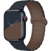 Dvojbarevný magnetický řemínek pro Apple Watch 38/40/41/42(S10)mm (Barva Bílo-Černý)