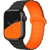 Dvojbarevný magnetický řemínek pro Apple Watch 38/40/41/42(S10)mm (Barva Bílo-Černý)