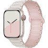 Dvojbarevný magnetický řemínek pro Apple Watch 38/40/41/42(S10)mm (Barva Bílo-Černý)