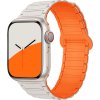 Dvojbarevný magnetický řemínek pro Apple Watch 38/40/41/42(S10)mm (Barva Bílo-Černý)
