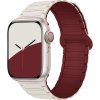 Dvojbarevný magnetický řemínek pro Apple Watch 38/40/41/42(S10)mm (Barva Bílo-Černý)