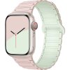Dvojbarevný magnetický řemínek pro Apple Watch 38/40/41/42(S10)mm (Barva Bílo-Černý)