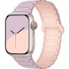 Dvojbarevný magnetický řemínek pro Apple Watch 38/40/41/42(S10)mm (Barva Bílo-Černý)