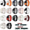 Dvojbarevný magnetický řemínek pro Apple Watch 38/40/41/42(S10)mm (Barva Bílo-Černý)