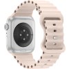 Vroubkovaný řemínek pro Apple Watch 42/44/45/46/49mm (Barevná varianta Černý)