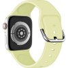 Jednobarevný řemínek s přezkou pro Apple Watch 38/40/41/42(S10)mm (Barva náramku Černá)