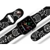 Apple watch řemínek Kočičí hlavy (Rozměr 38/40/41mm, barva pásku černá)