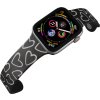 Apple watch řemínek Srdce černobílá (Rozměr 38/40/41mm, barva pásku černá)