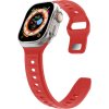 Silikonový vroubkovaný řemínek pro Apple Watch 38/40/41/42(S10)mm (Barevná varianta Černý)