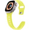 Silikonový vroubkovaný řemínek pro Apple Watch 38/40/41/42(S10)mm (Barevná varianta Černý)