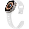 Silikonový vroubkovaný řemínek pro Apple Watch 38/40/41/42(S10)mm (Barevná varianta Černý)
