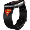 Apple watch řemínek Superman - Logo (Rozměr 38/40/41mm, barva pásku černá)