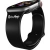 Apple watch řemínek Rick and Morty - Logo (Rozměr 38/40/41mm, barva pásku černá)