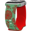 Řemínek gravírované pampelišky pro Apple Watch 38/40/41/42(S10)mm (Barva Bílo-Růžová)