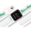 Apple watch řemínek Rick and Morty - Logo 2 (Rozměr 38/40/41mm, barva pásku černá)