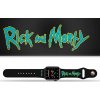 Apple watch řemínek Rick and Morty - Logo 2 (Rozměr 38/40/41mm, barva pásku černá)