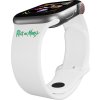 Apple watch řemínek Rick and Morty - Logo 2 (Rozměr 38/40/41mm, barva pásku černá)