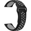 Perforovaný řemínek 20mm (Barevná varianta Černo-Šedý)