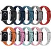 Silikonový tenký řemínek pro Apple Watch 38/40/41/42(S10)mm (Barevná varianta Černý)