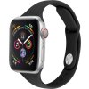 Silikonový tenký řemínek pro Apple Watch 38/40/41/42(S10)mm (Barevná varianta Černý)