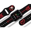 Apple watch řemínek Amorův šíp (Rozměr 38/40/41mm, barva pásku černá)