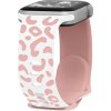 Gravírované zvířecí vzory řemínek pro Apple Watch 38/40/41/42(S10)mm (Barva Bílo-Růžová)