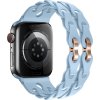 Silikonový řetízkový řemínek pro Apple Watch 38/40/41/42(S10)mm (Barva náramku Černá)