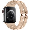 Silikonový řetízkový řemínek pro Apple Watch 38/40/41/42(S10)mm (Barva náramku Černá)