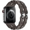 Silikonový řetízkový řemínek pro Apple Watch 38/40/41/42(S10)mm (Barva náramku Černá)