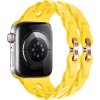 Silikonový řetízkový řemínek pro Apple Watch 38/40/41/42(S10)mm (Barva náramku Černá)