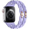 Silikonový řetízkový řemínek pro Apple Watch 38/40/41/42(S10)mm (Barva náramku Černá)